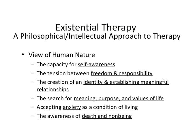 humanistic existential perspective